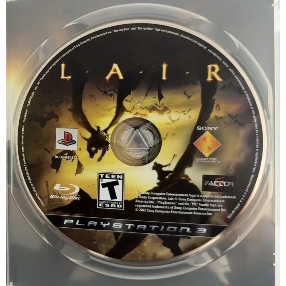 Lair - Sony PlayStation 3, 2007 - Complete CIB‎ W/ Manual - Tested and Working